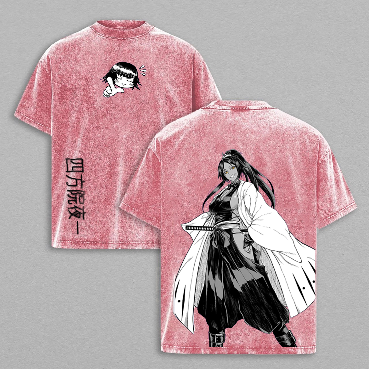 BLEACH Yoruichi Shihouin Anime Washed T-shirt/Crewneck