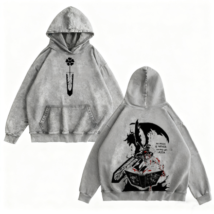 Black Clover Washed T-shirt/Crewneck/Hoodie