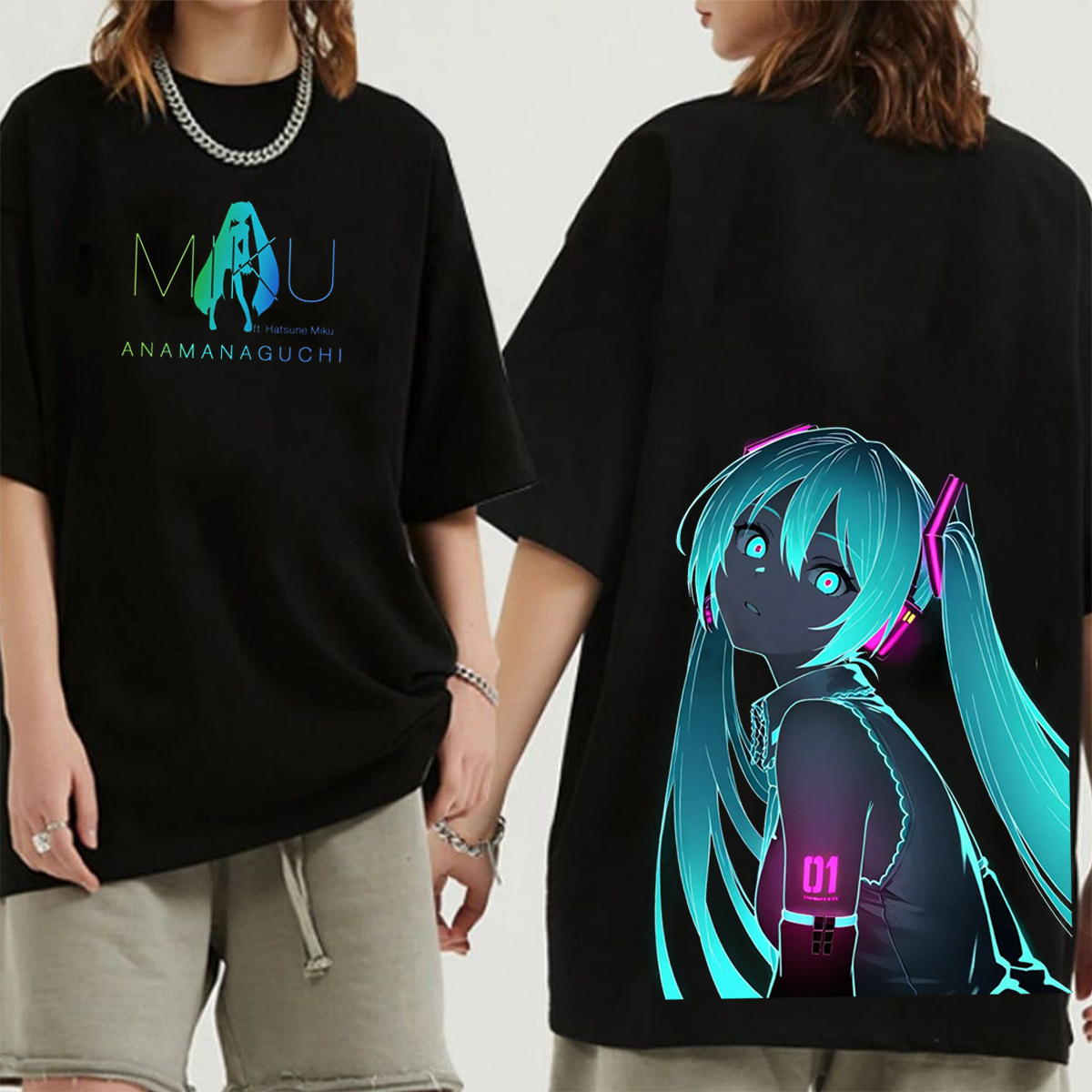 Hatsune Miku Vintage Washed T-shirt/Crewneck/Hoodie