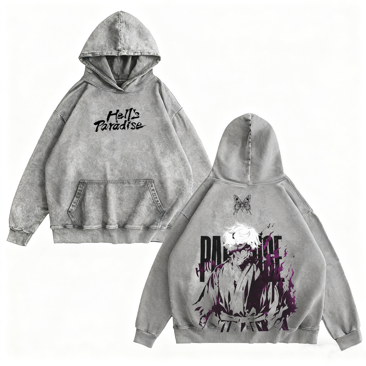 Hell's Paradise Washed T-shirt/Crewneck/Hoodie