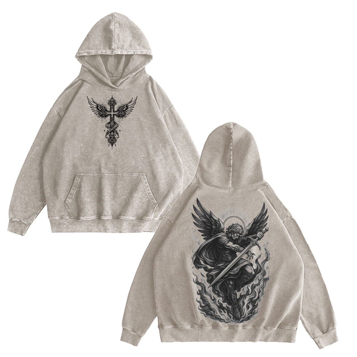 Archangel Michael Vintage Washed T-shirt/Crewneck/Hoodie