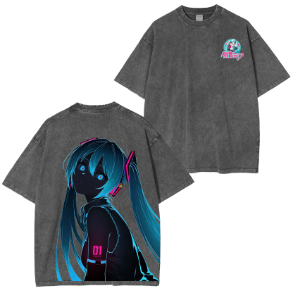 Hatsune Miku Vintage Style Oversize T-Shirt