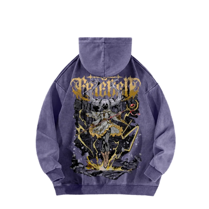 Frieren Beyond Journeys End Elf Anime Unisex Washed Hoodie