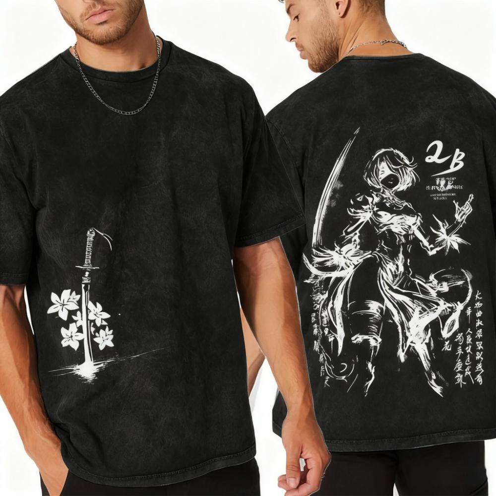 2B-nierautomata2b Graphic Print T-Shirt