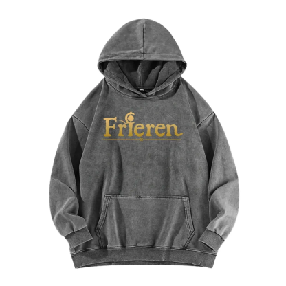 Frieren Beyond Journeys End Elf Anime Unisex Washed Hoodie