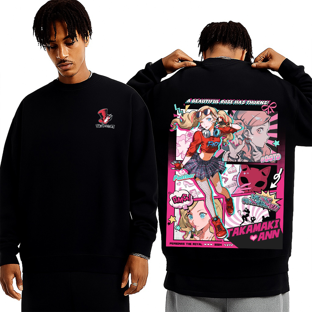 Personal5 Ann Takamaki: beauty, fire, rebellion Oversized Washed T-shirt/Crewneck/Hoodie