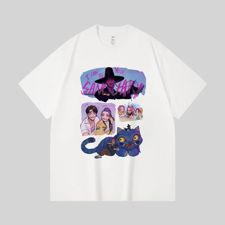 KPop Demon Hunters Printed Oversized Unisex T-shirts