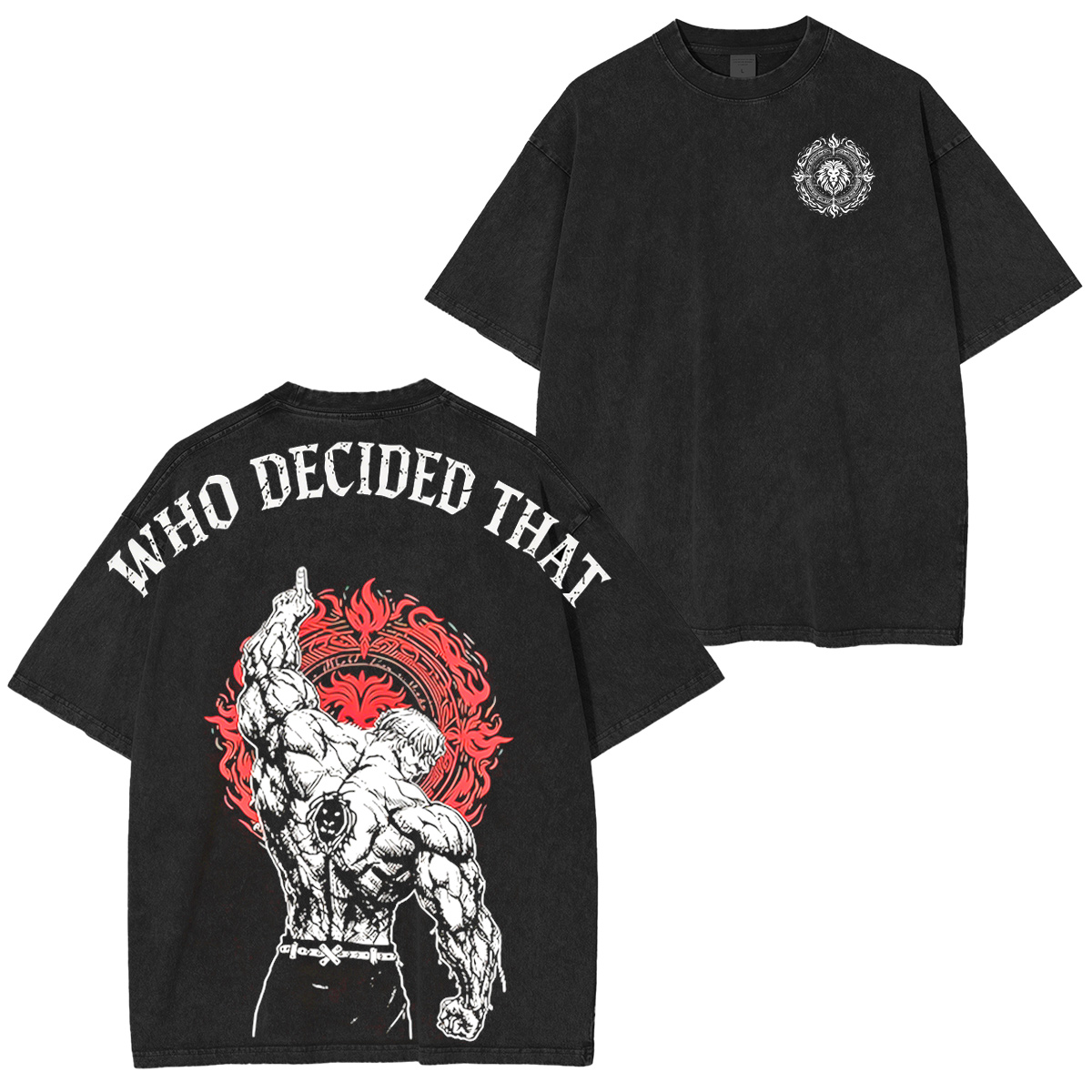 he Seven Deadly Sins Oversized T-shirt/Crewneck/Hoodie