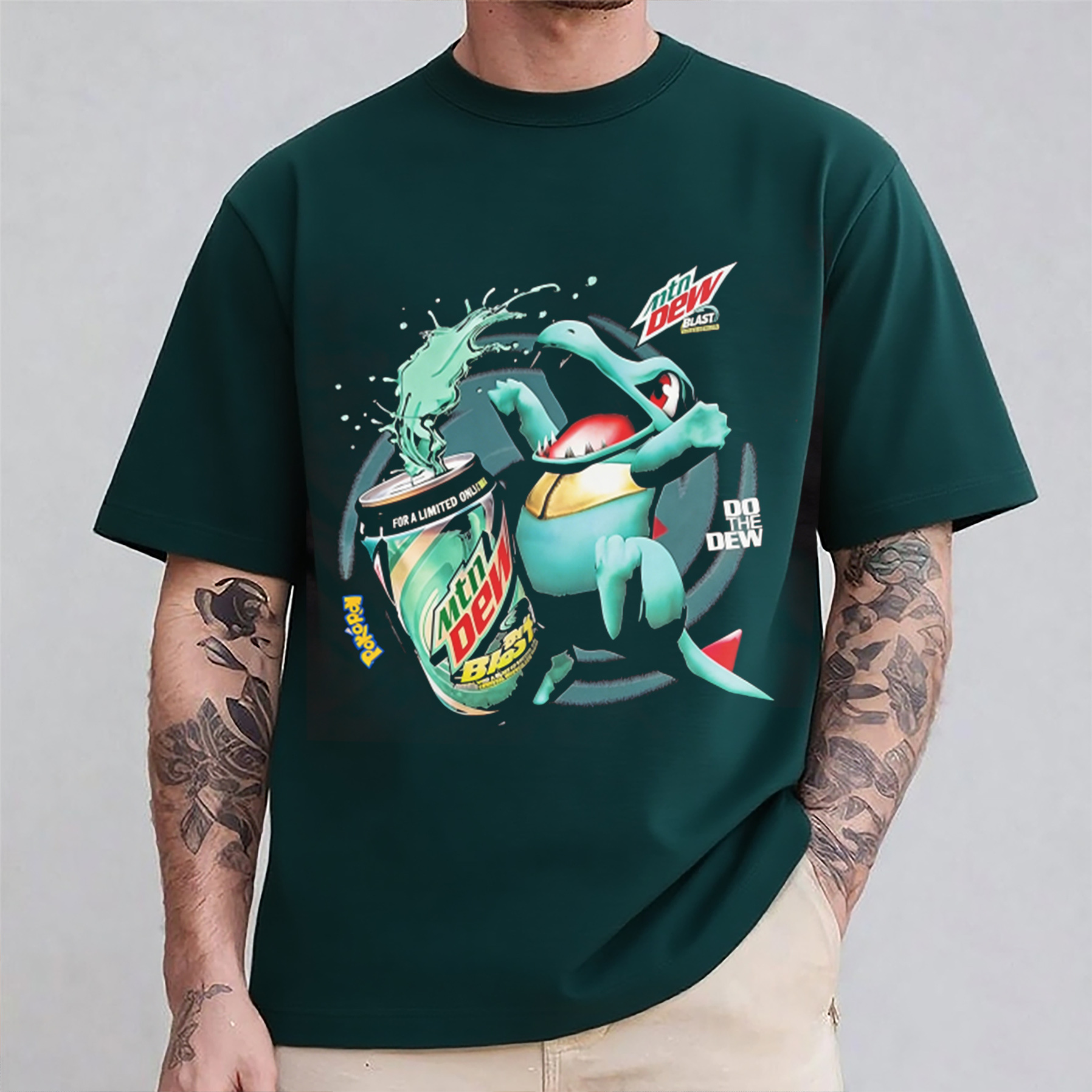 Pokémon&Mountain Dew Oversized T-shirt/Crewneck/Hoodie