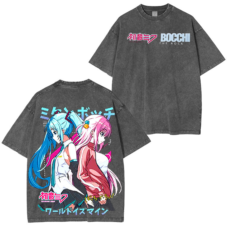 Playera Unisex Estampado Hatsune Miku Anime