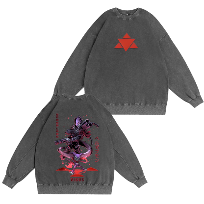 Digimon Beelzemon Vintage Washed T-shirt/Crewneck/Hoodie