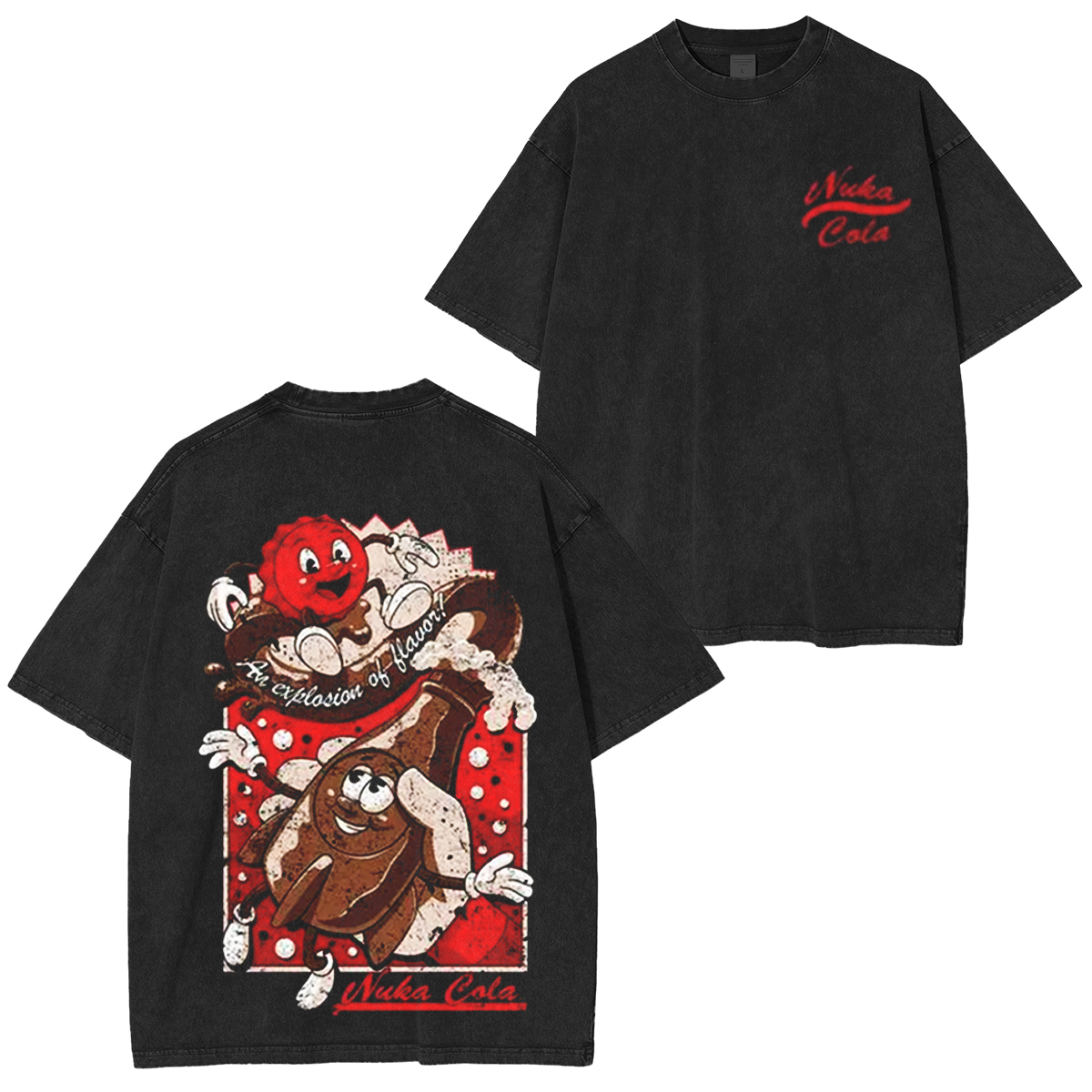 Fallout Nuka-Cola Pin-Up Washed T-Shirt /Crewneck/Hoodie