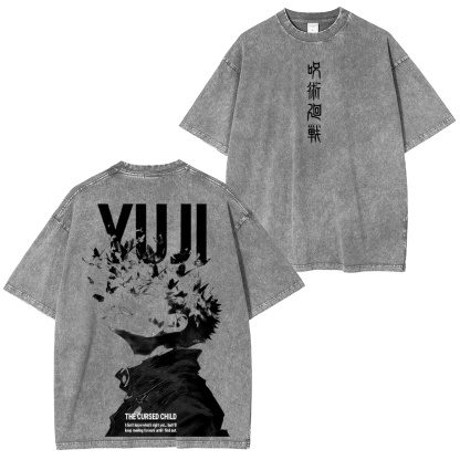 Yuji Itadori Jujutsu Kaisen Anime Oversized T-shirt/Crewneck/Hoodie