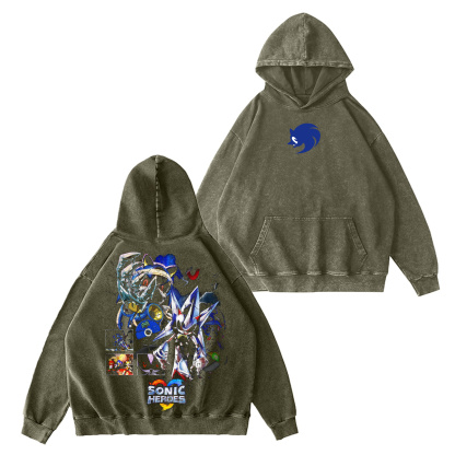 Sonic Heroes Vintage Washed T-shirt/Crewneck/Hoodie