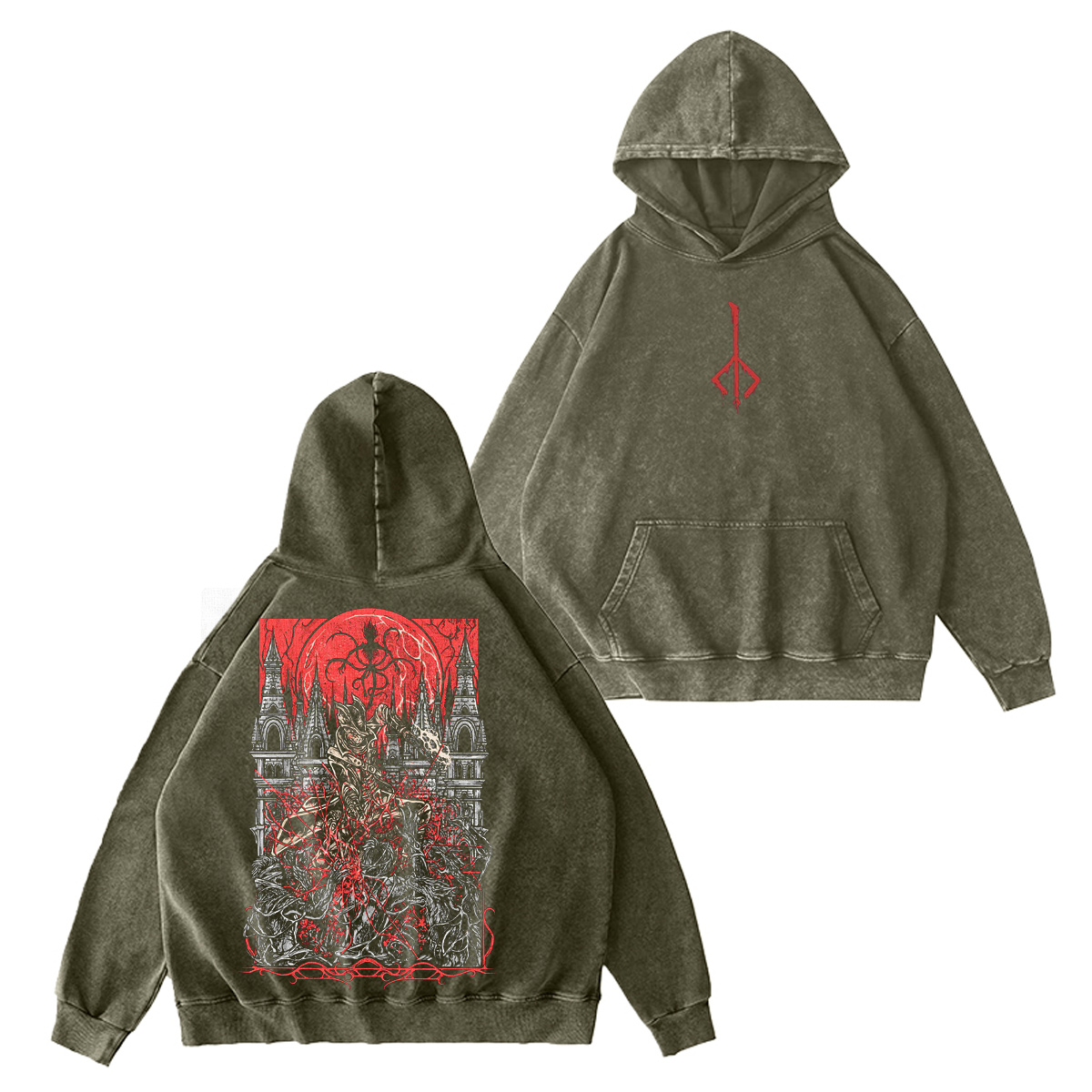 Bloodborne Vintage Washed T-shirt/Crewneck/Hoodie