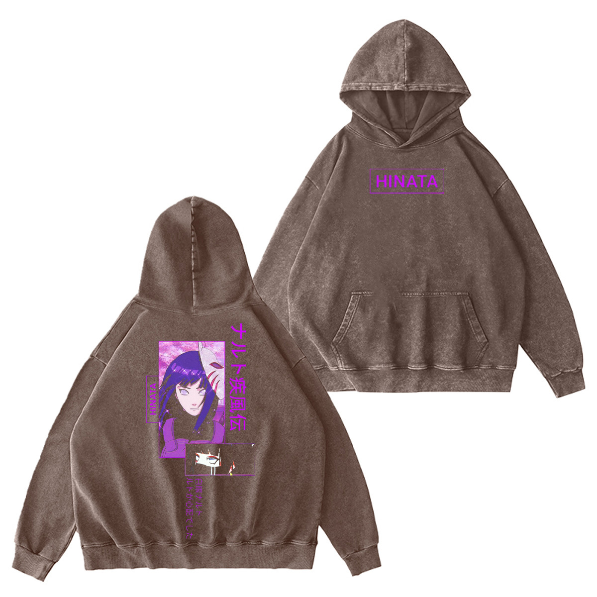 Hinata Hyuga Naruto Washed T-shirt/Crewneck/Hoodie