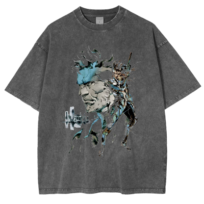 Snake & Raiden MGS Sons Of Liberty Premium Unisex T-shirt