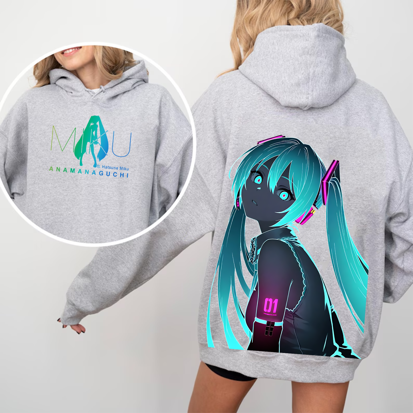 Hatsune Miku Vintage Washed T-shirt/Crewneck/Hoodie