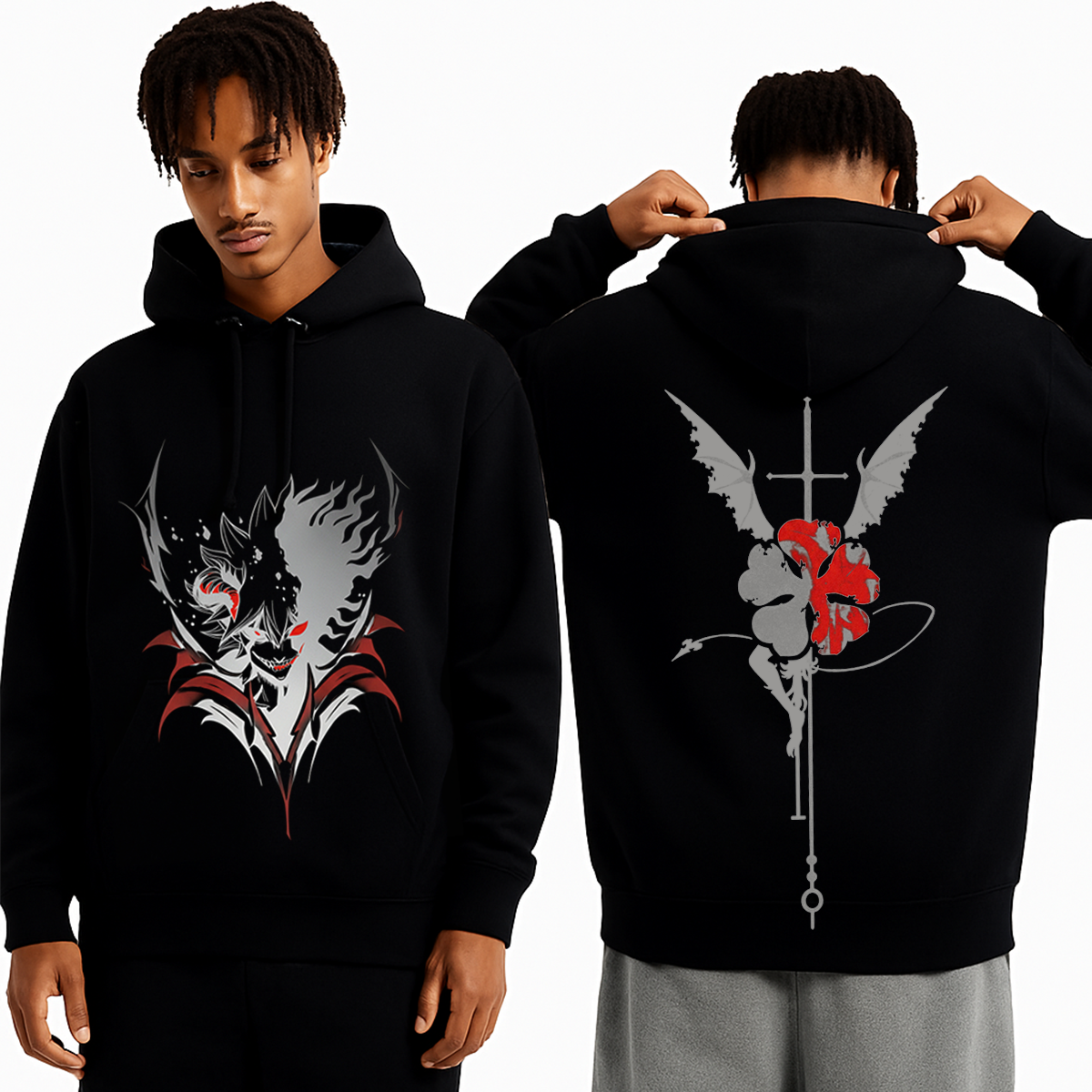 Yami Black Clover Washed T-shirt/Crewneck/Hoodie