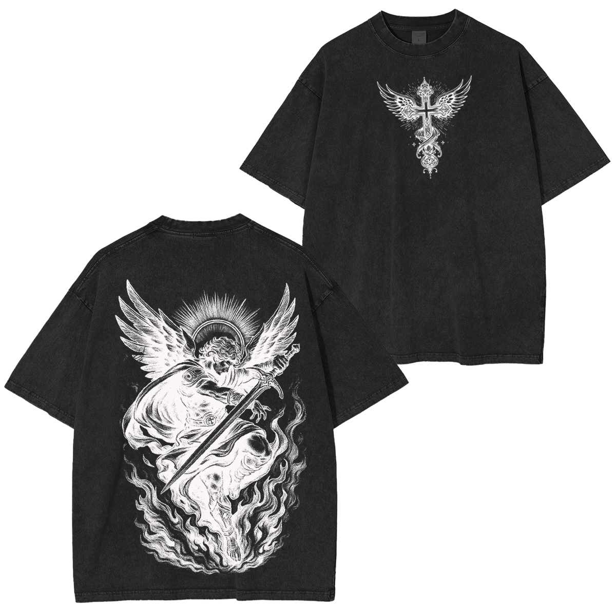 Archangel Michael Vintage Washed T-shirt/Crewneck/Hoodie