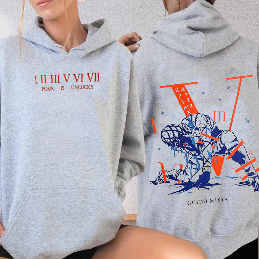 Guido Mista JoJo's Bizarre Adventure Oversized T-shirt/Crewneck/Hoodie