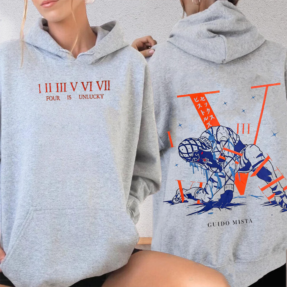 Guido Mista JoJo's Bizarre Adventure Oversized T-shirt/Crewneck/Hoodie