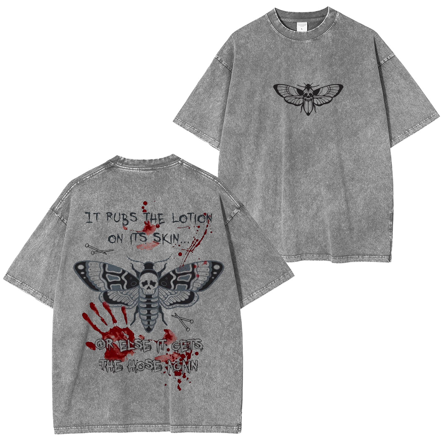 Unisex Washed T-Shirt-Back