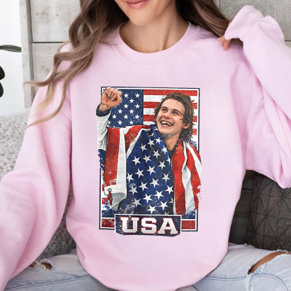 Jack Hughes USA Hockay Patriotic Hockey Fan Unisex Shirts/Crewneck/Hoodie
