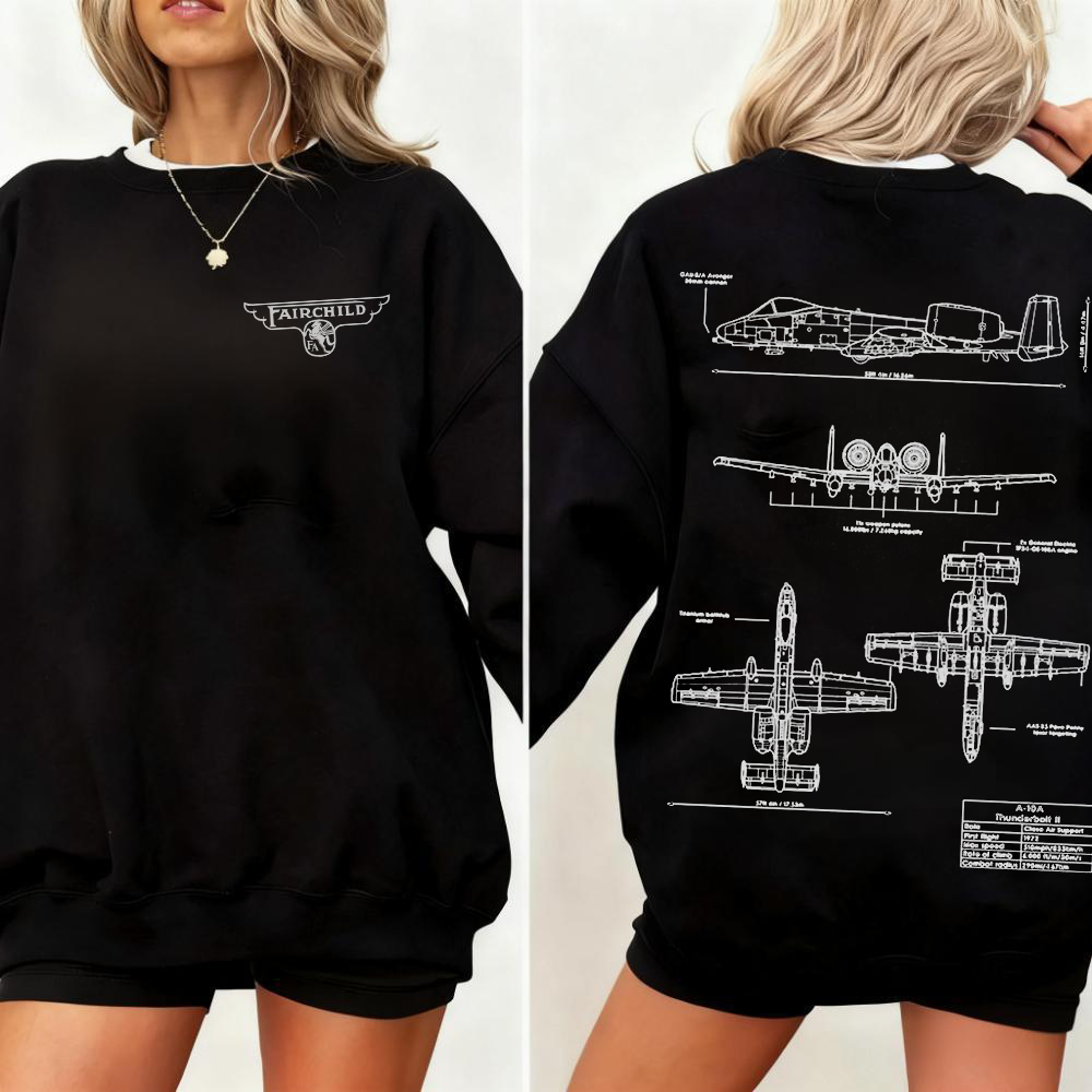 Fairchild-Republic A-10 Thunderbolt II Washed T-shirt/Crewneck/Hoodie