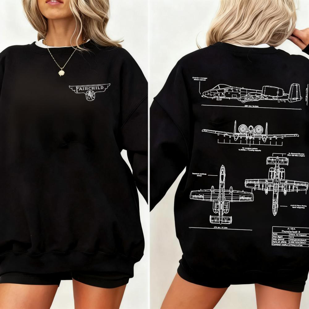 Fairchild-Republic A-10 Thunderbolt II Washed T-shirt/Crewneck/Hoodie