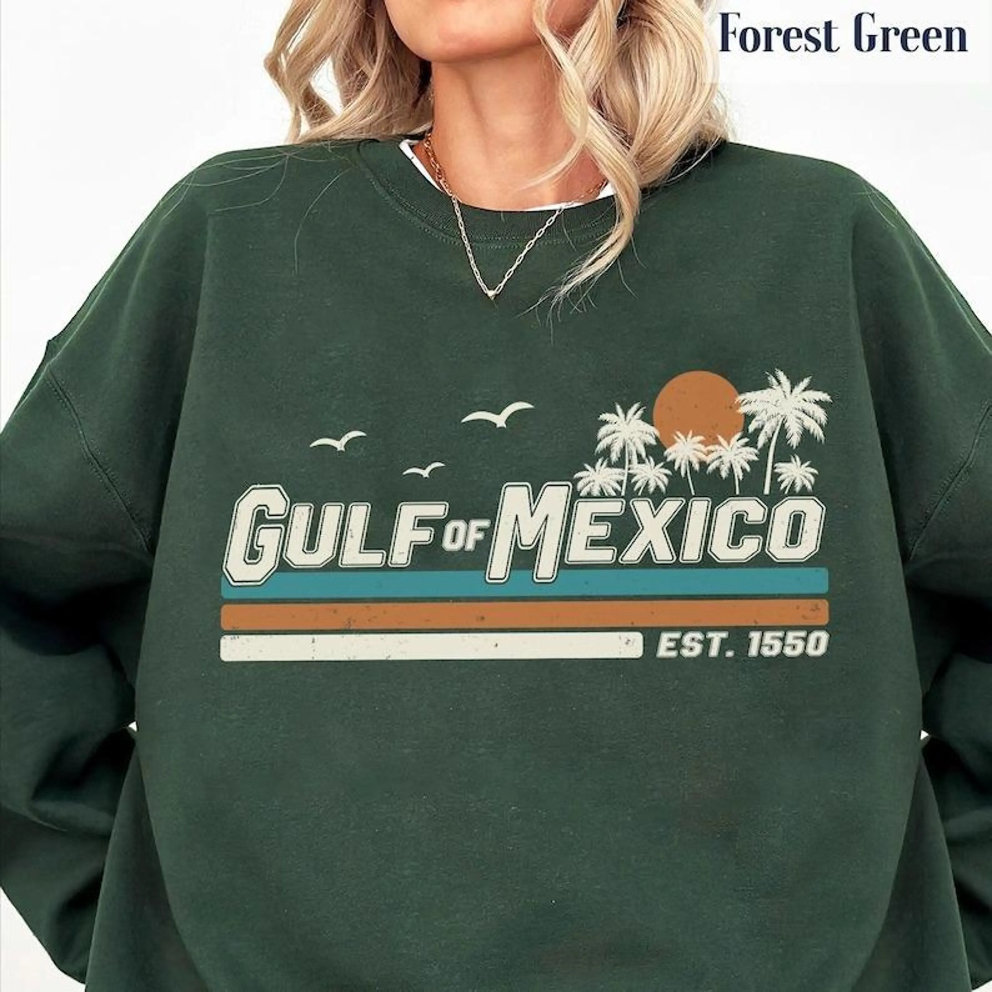 Gulf of Mexico Texas Alabama Mississippi Florida Beach Unisex T-shirt/Crewneck/Hoodie