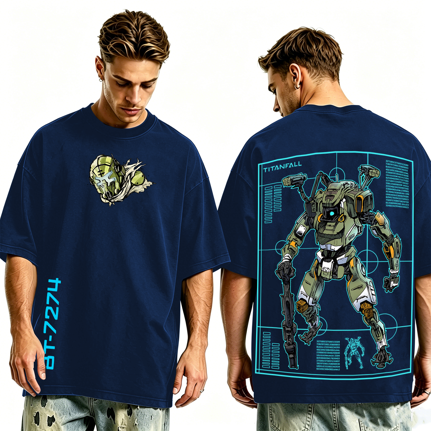Titanfall BT Fanart Washed T-shirt/Crewneck/Hoodie