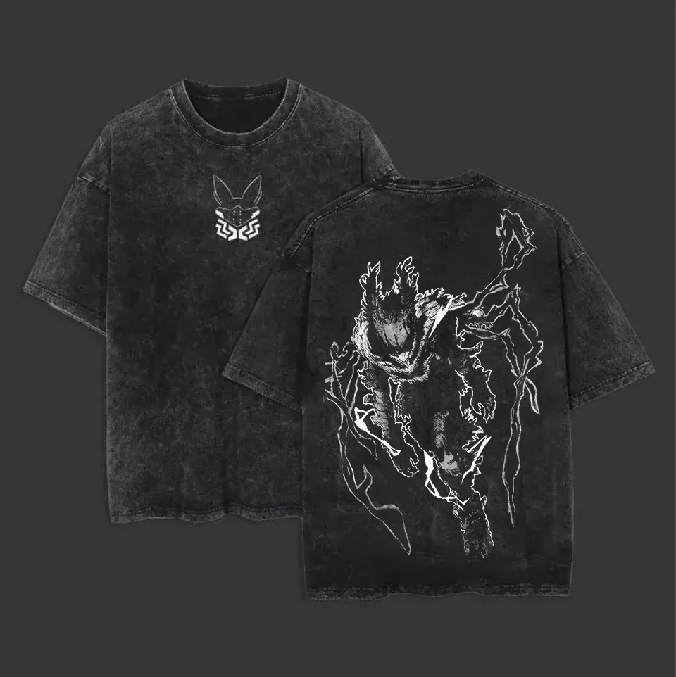 My Hero Academia Printed Unisex Washed T-Shirt