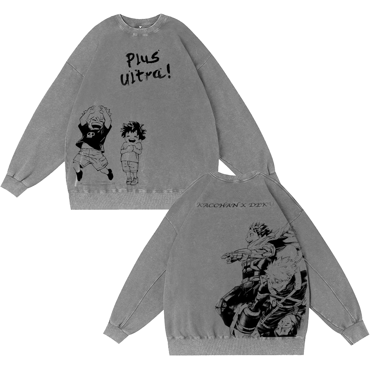 My Hero Academia Vintage Washed T-shirt/Crewneck/Hoodie