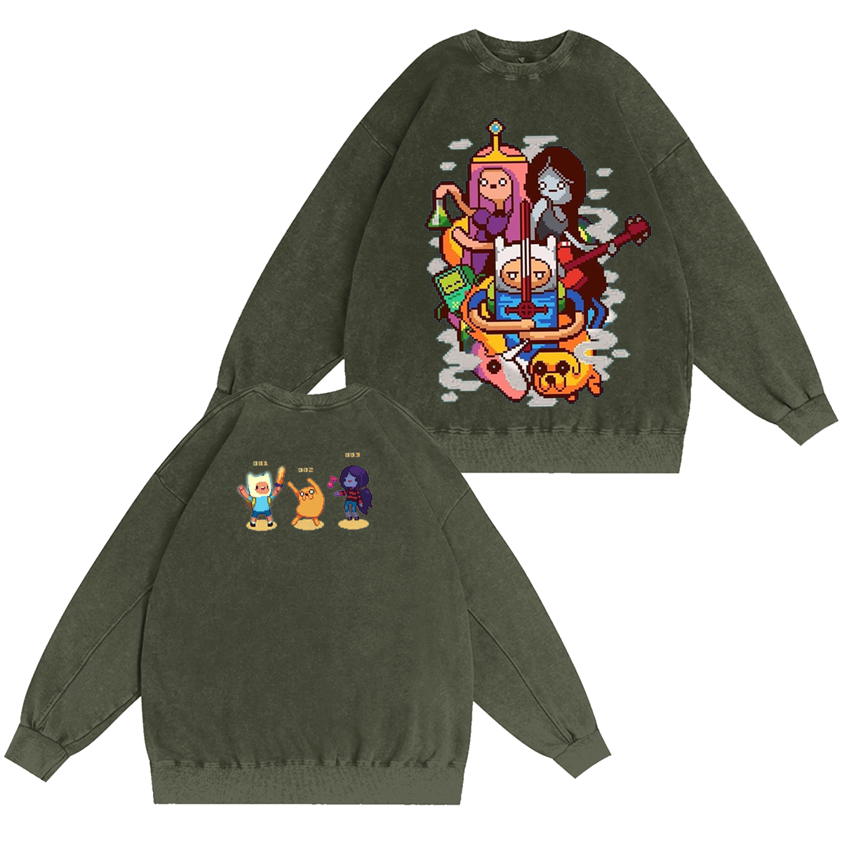 Adventure Time Vintage Washed T-shirt/Crewneck/Hoodie