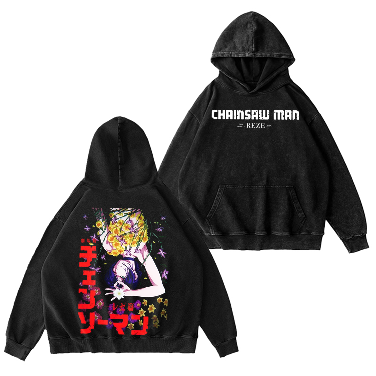 Chainsaw Man Washed T-Shirt /Crewneck/Hoodie