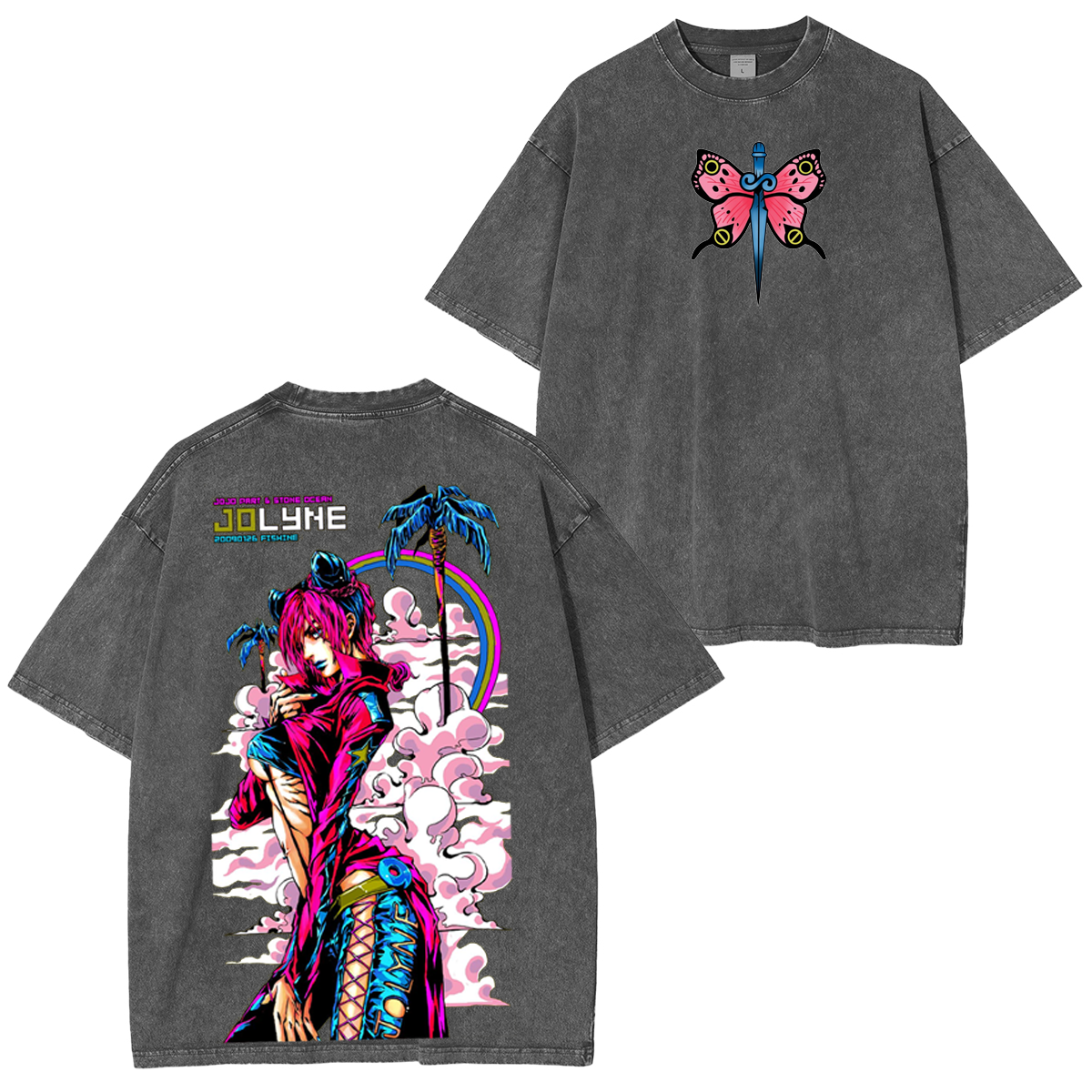JoJo's Bizarre Adventure Vintage Oversized T-shirt/Crewneck/Hoodie