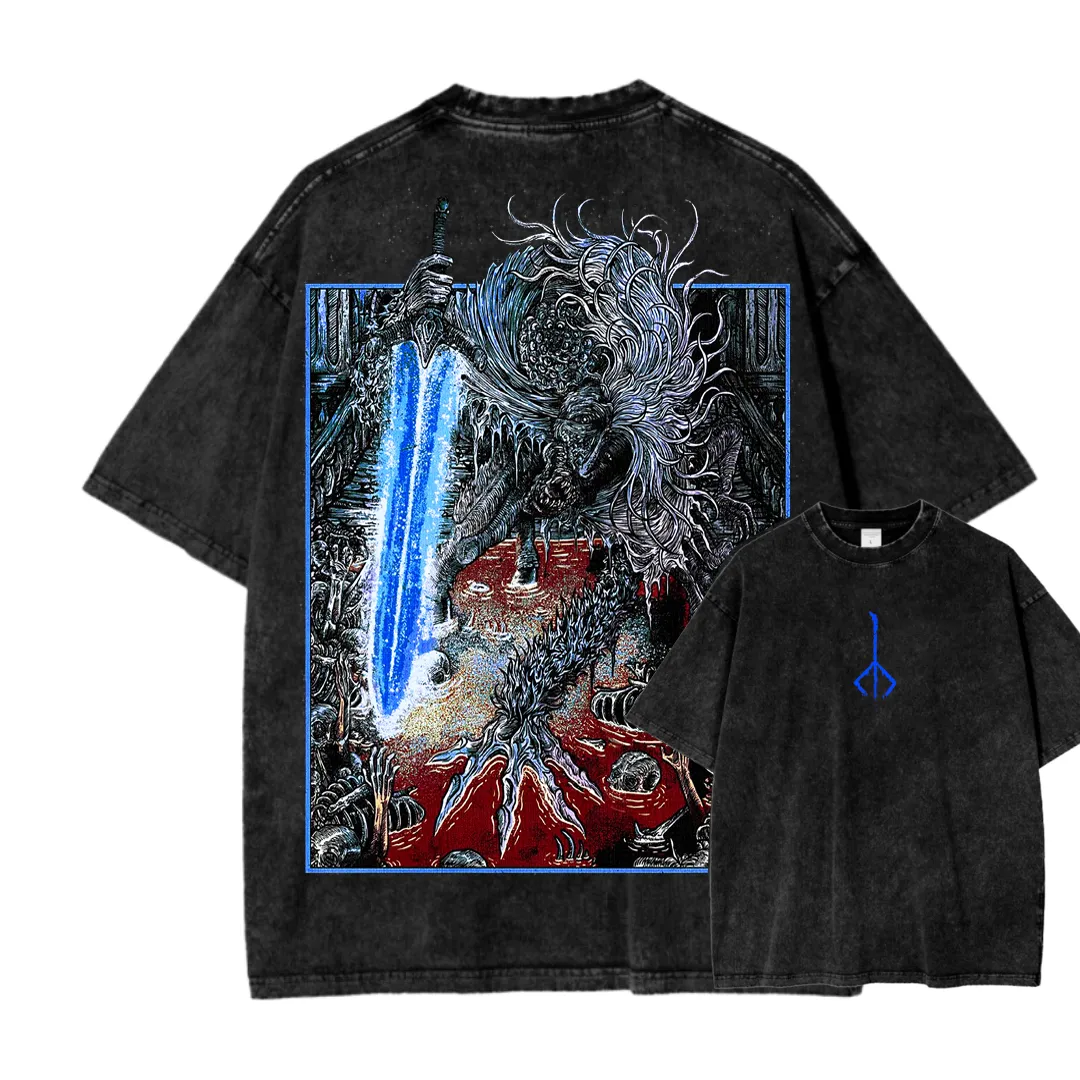 Blood borne Unisex Fit Washed T-Shirt 2505003190