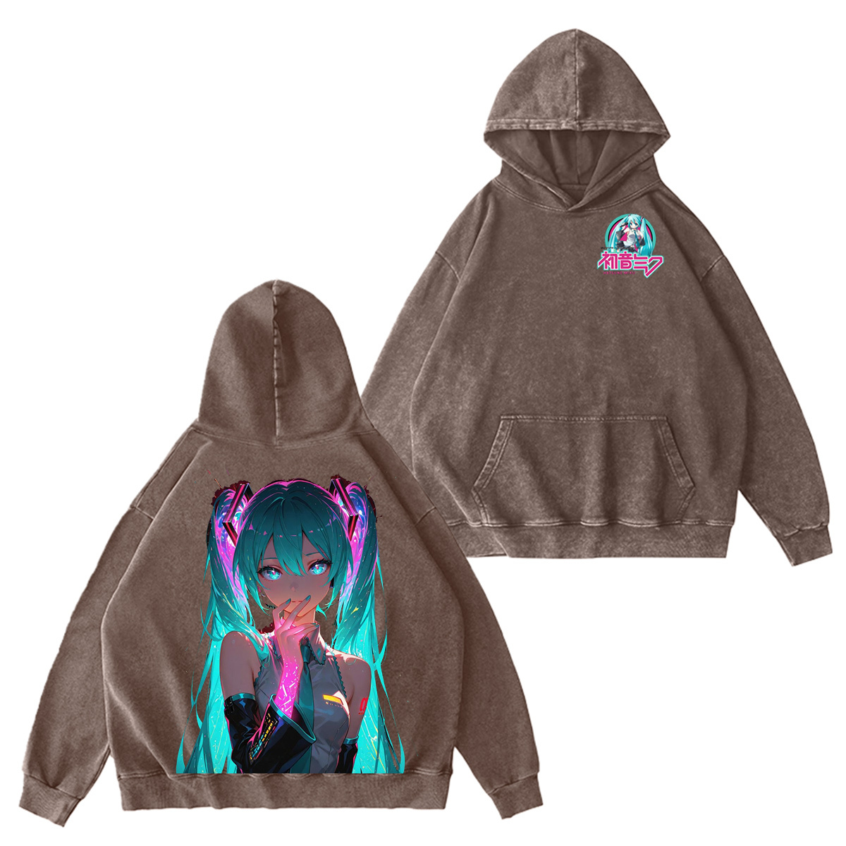 Miku Cosplay Vintage Washed T-shirt/Crewneck/Hoodie