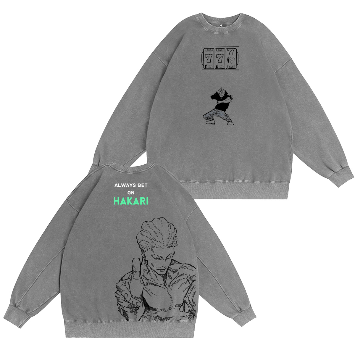 Hakari Kinji Jujutsu Kaisen Washed T-shirt/Crewneck/Hoodie