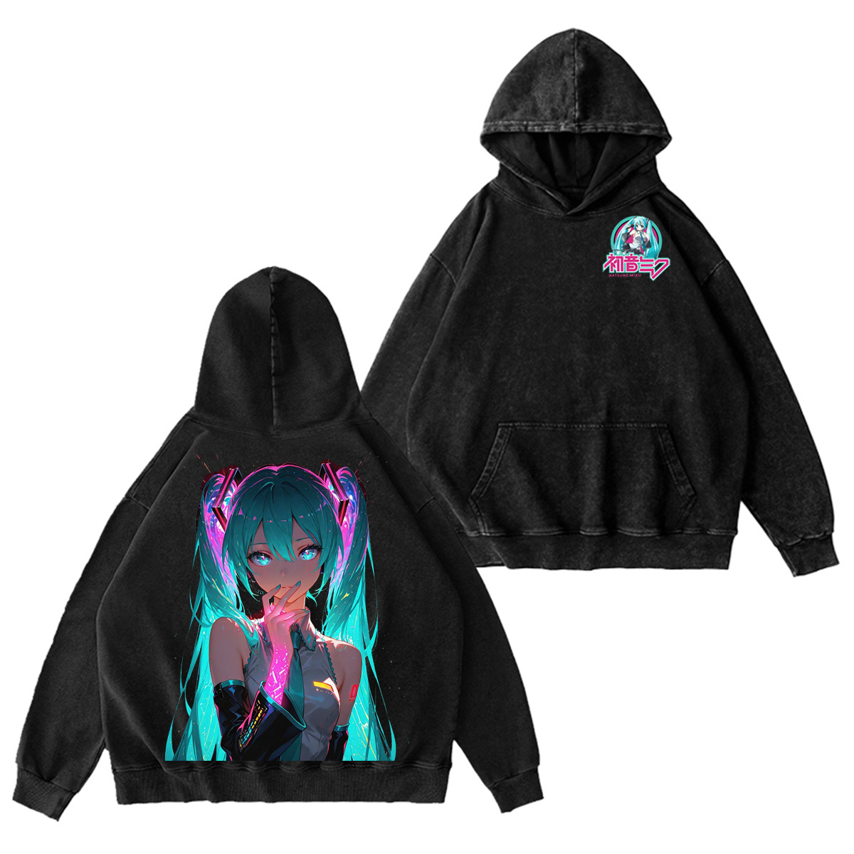 Miku Cosplay Vintage Washed T-shirt/Crewneck/Hoodie