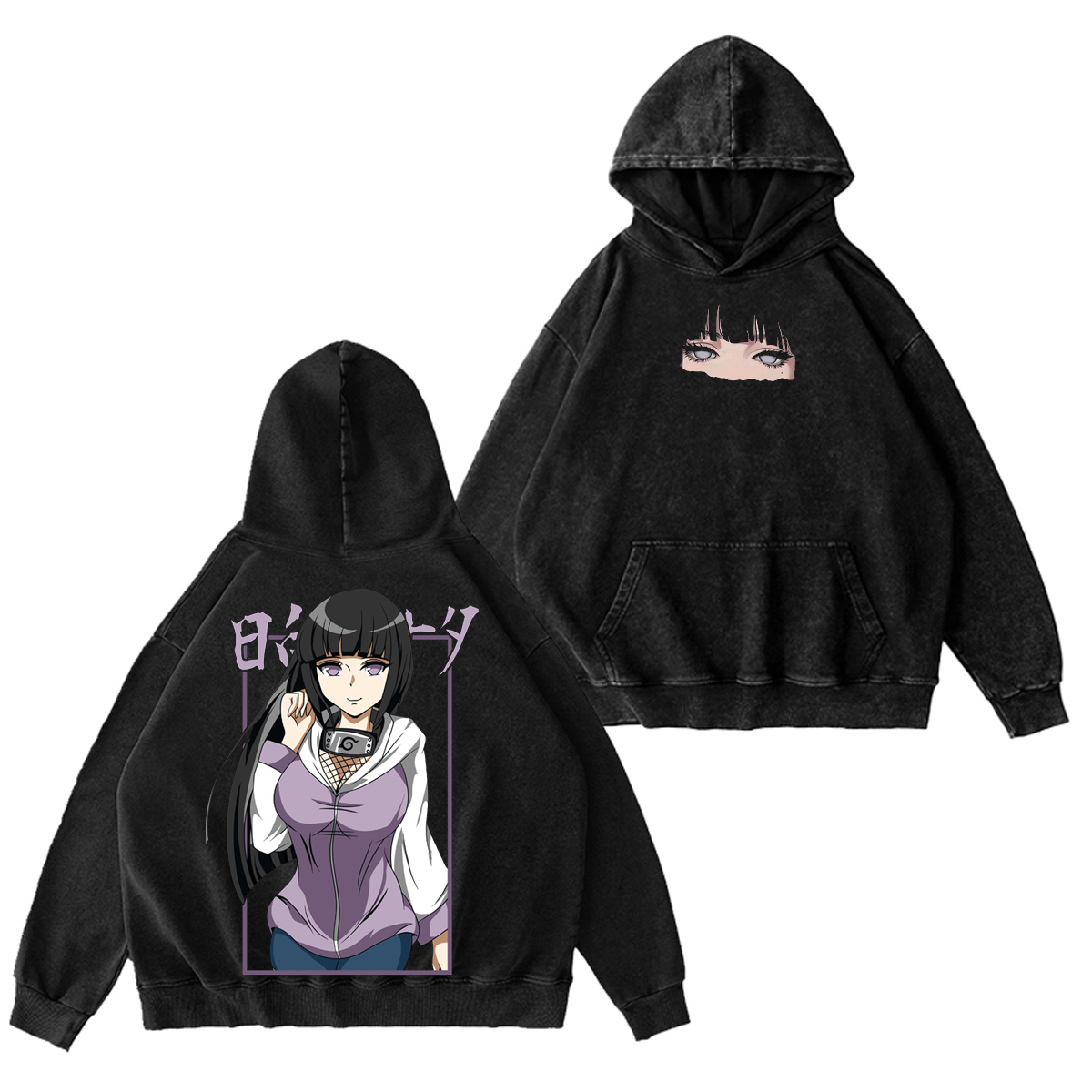 Hinata Hyuga Naruto Washed T-shirt/Crewneck/Hoodie