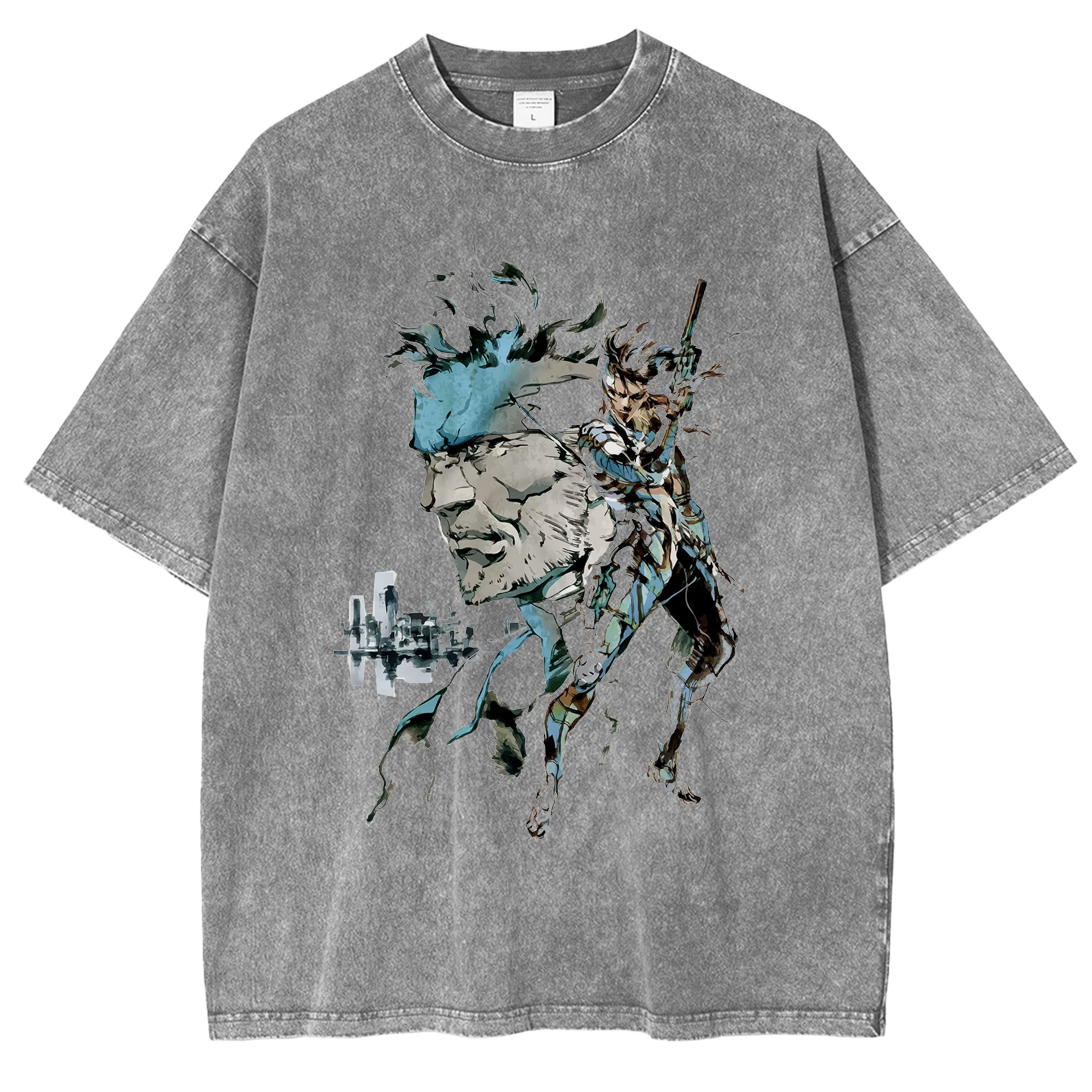 Snake & Raiden MGS Sons Of Liberty Premium Unisex T-shirt