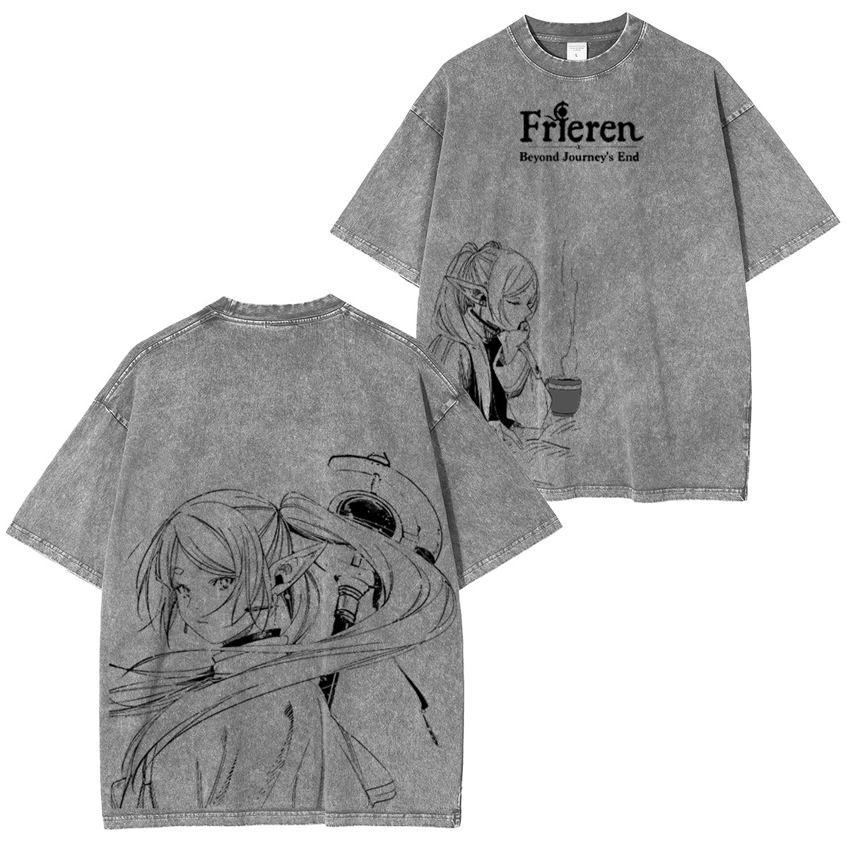 Frieren: Beyond Journey's End Washed T-shirt/Crewneck/Hoodie