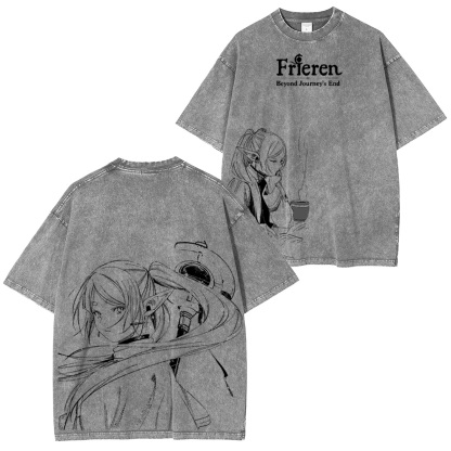 Frieren: Beyond Journey's End Washed T-shirt/Crewneck/Hoodie