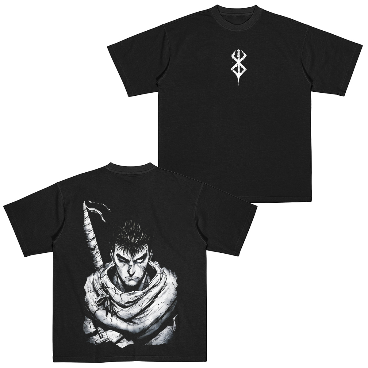 Berserk 'The Struggler Unisex Oversized T-shirt/Crewneck/Hoodie