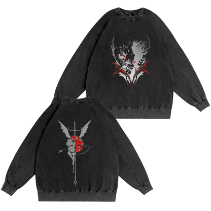 Yami Black Clover Washed T-shirt/Crewneck/Hoodie