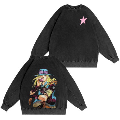 JoJo’s Bizarre Adventure: Steel Ball Run Washed T-shirt/Crewneck/Hoodie