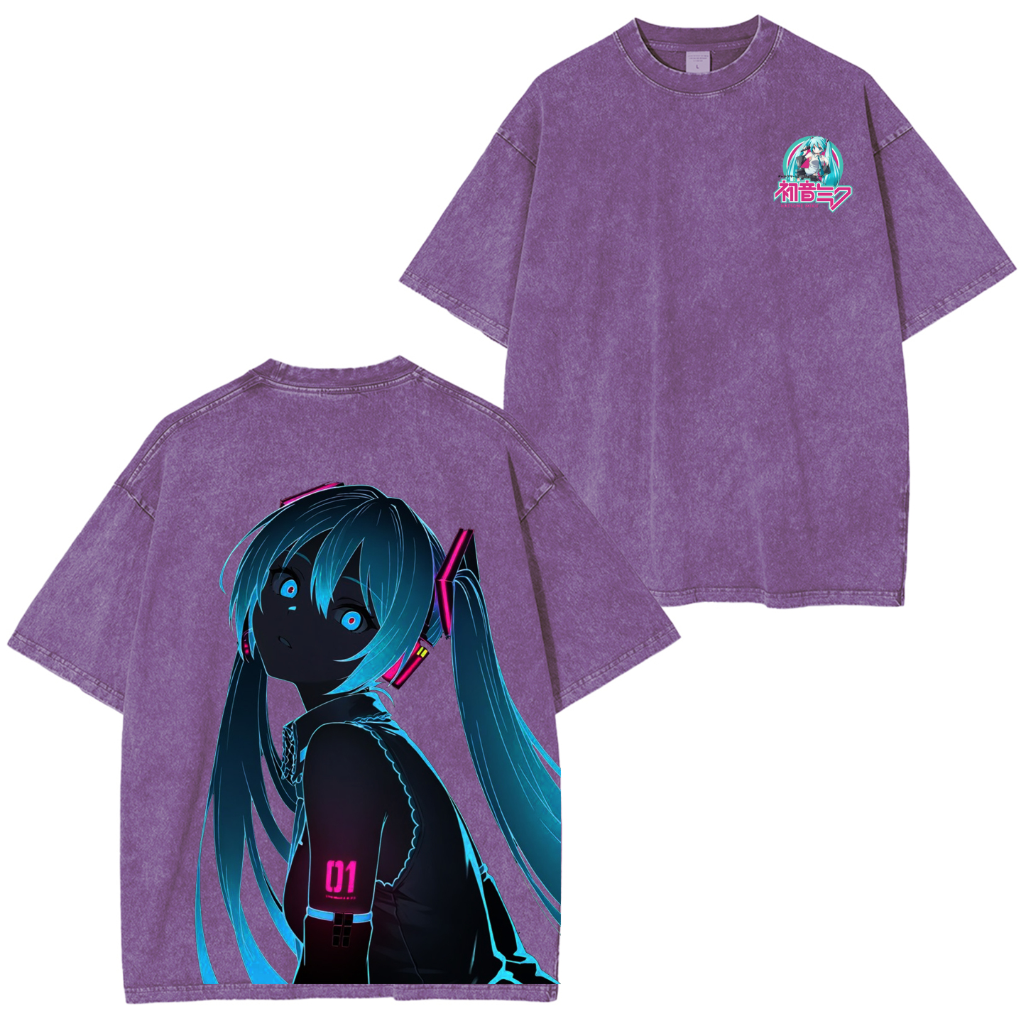 Hatsune Miku Vintage Style Oversize T-Shirt