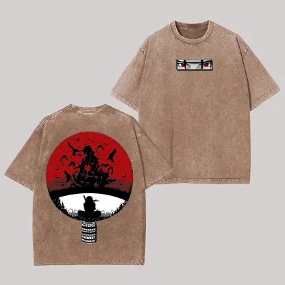 Naruto Printed Unisex Washed T-Shirt